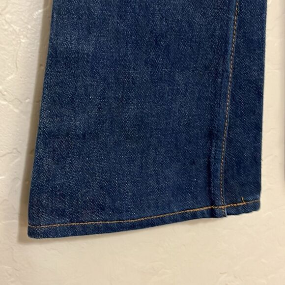 Vintage 1970’s Levi’s Orange Tab Kids’ size 8 Wide Leg Blue Denim Jeans - Picture 8 of 12